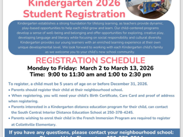 kindergarten registration